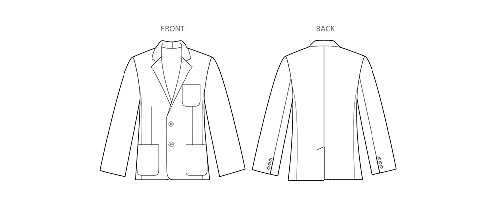 Simplicity S8962 sewing pattern envelope showing a men's jacket