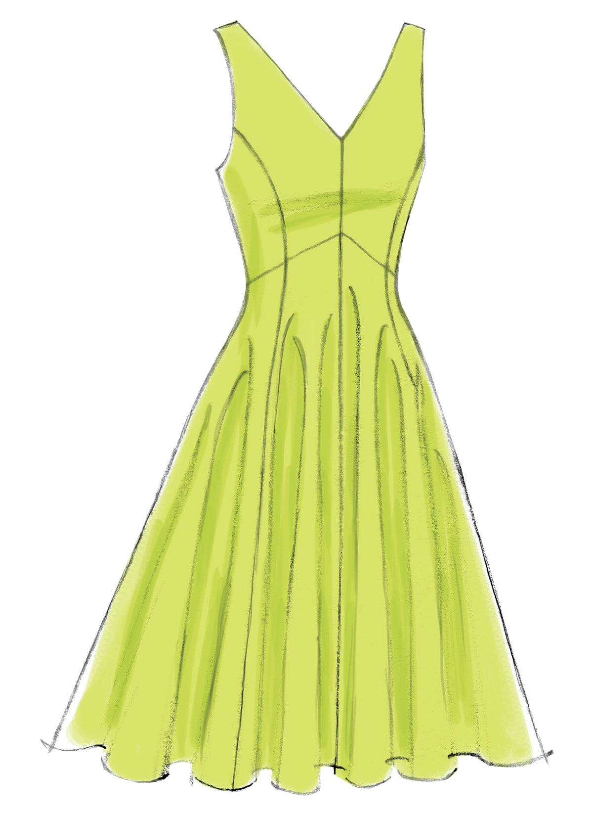 Vogue Patterns V8997 dress sewing pattern envelope