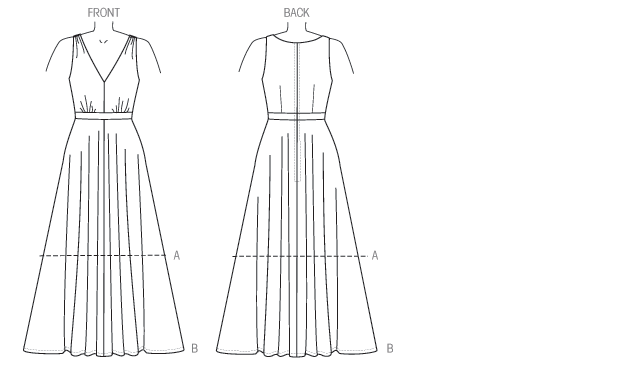 Vogue Patterns V9053 dress sewing pattern envelope