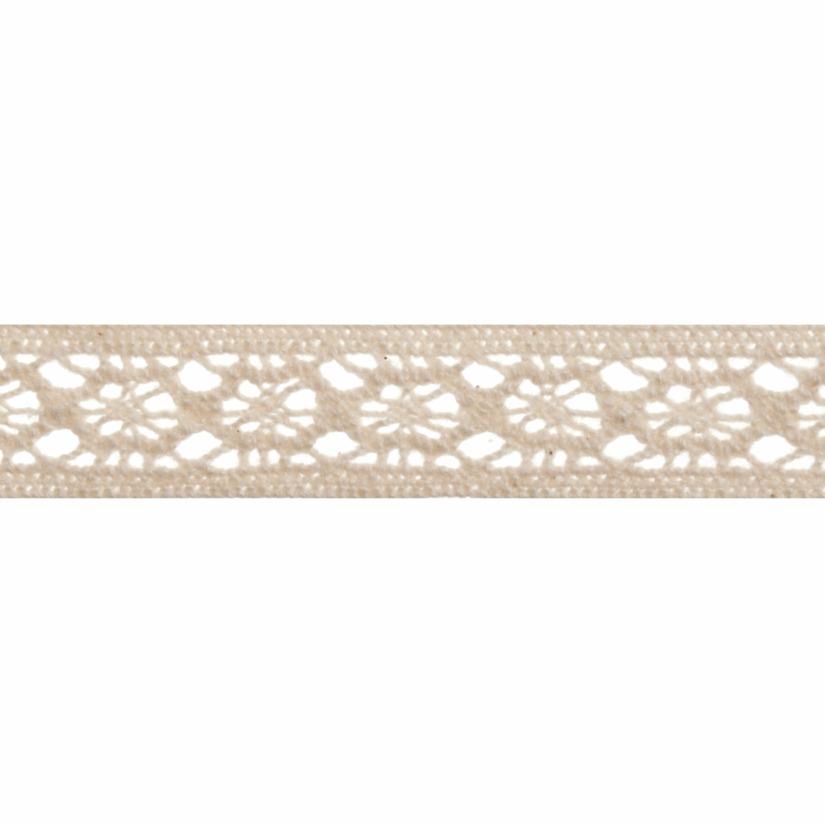Bowtique Cream Cotton Lace - 5m x 12mm
