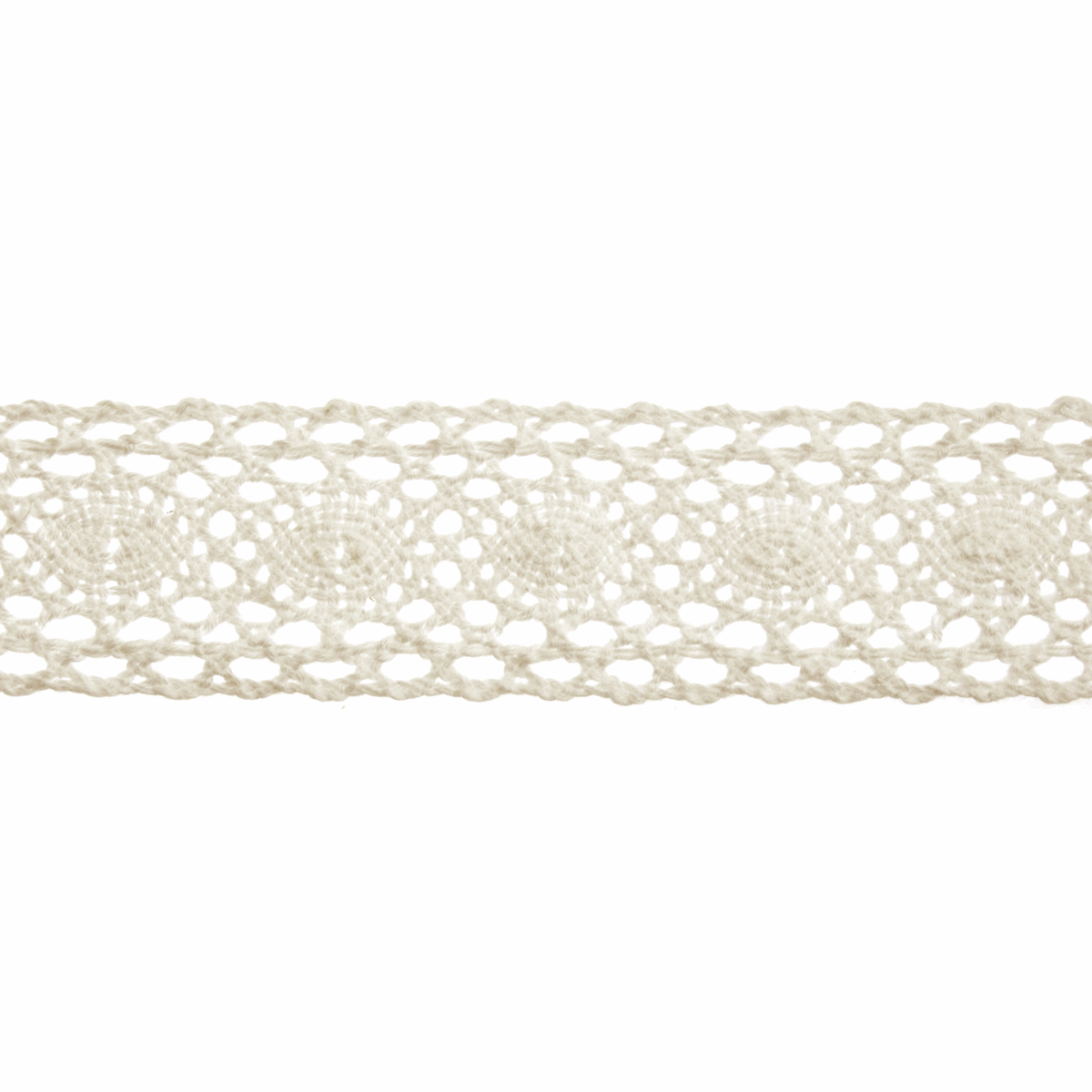 Bowtique Cream Cotton Lace - 5m x 30mm