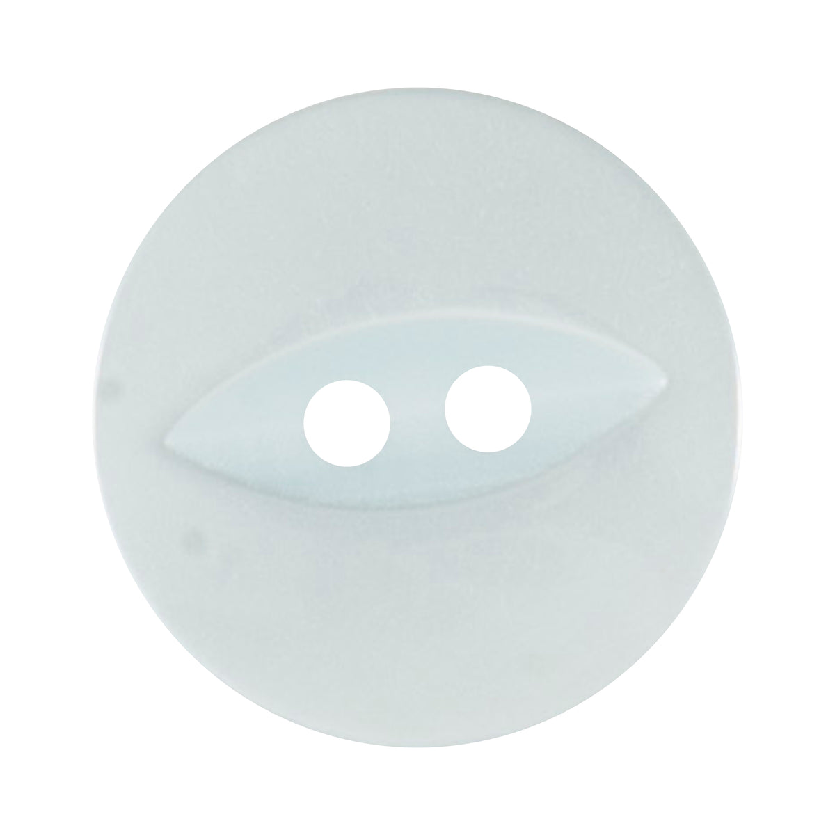 Close-up of pale green round buttons, 19mm