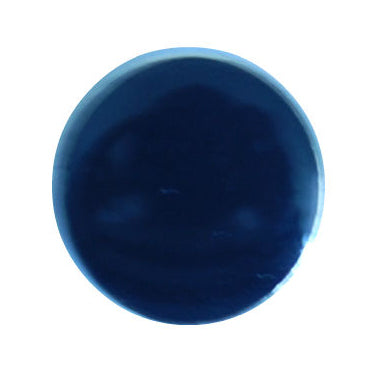 Glossy navy blue dome shank button