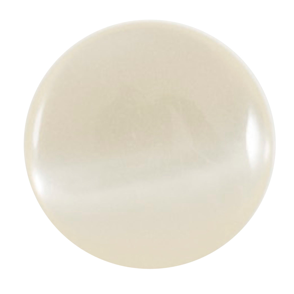 Cream pearl effect dome shank button