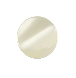 Cream pearl effect dome shank button