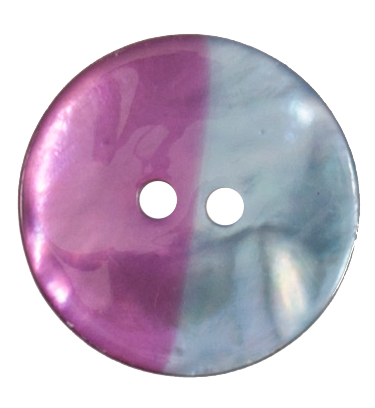 Vogue Star purple and blue iridescent buttons, 17mm
