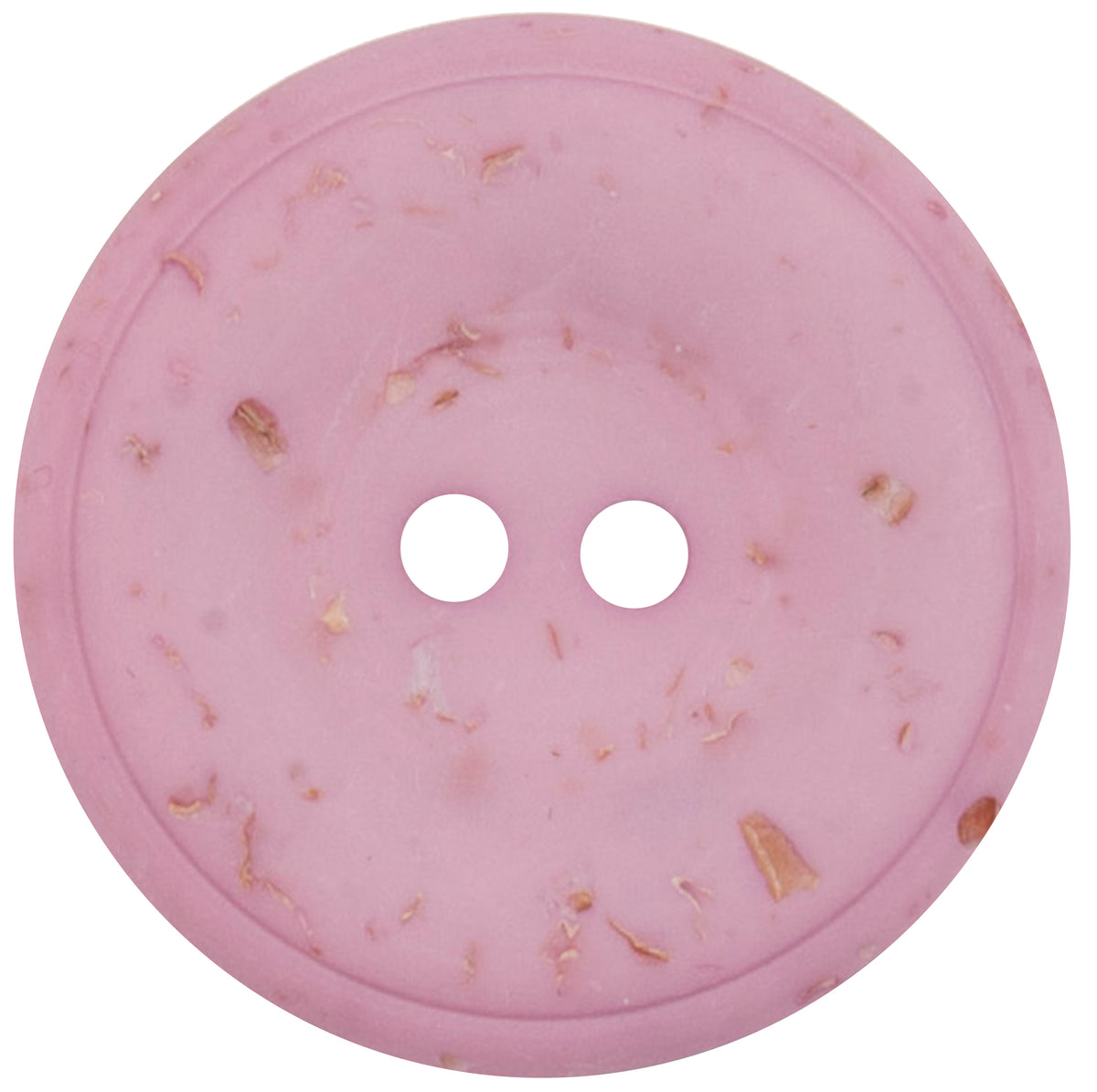 Vogue Star pink speckled button, 31mm