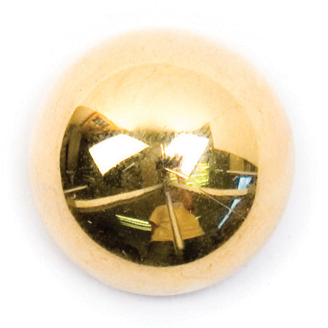 Shiny gold dome shank button