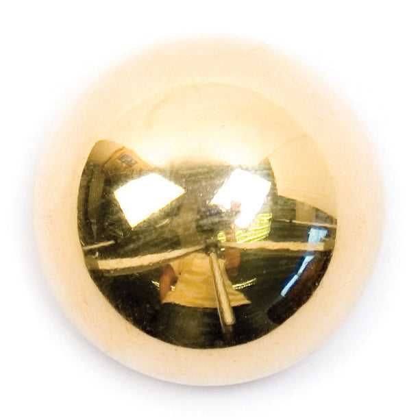 Shiny gold dome shank button