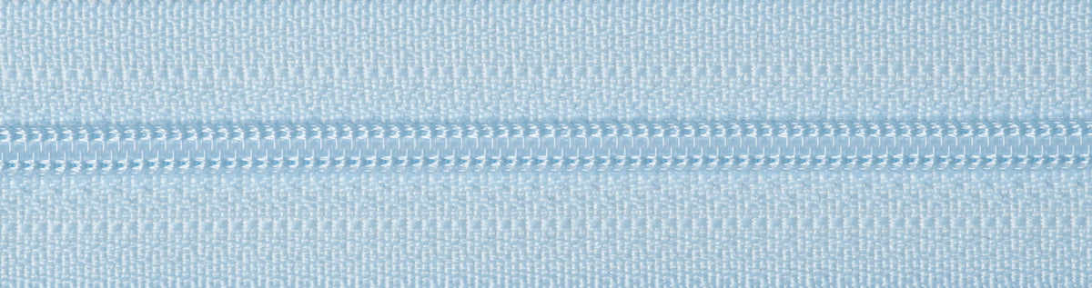 Baby Blue YKK lightweight open end zip, 25cm