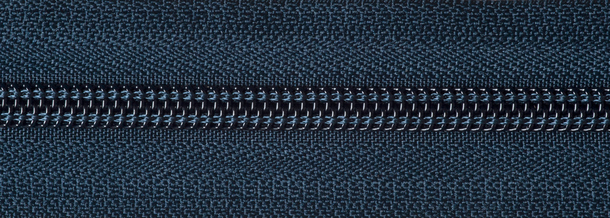 Dark Navy YKK open end nylon zip, 71cm