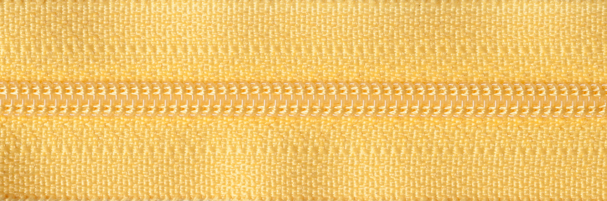 Yellow Gold YKK 15cm nylon coil dress zip