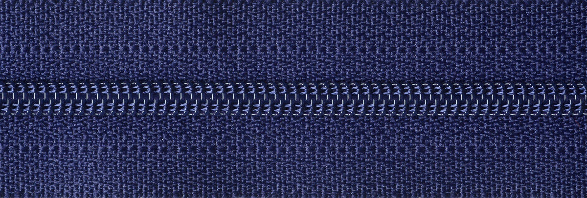 YKK 25cm nylon dress and skirt zip in dark purple
