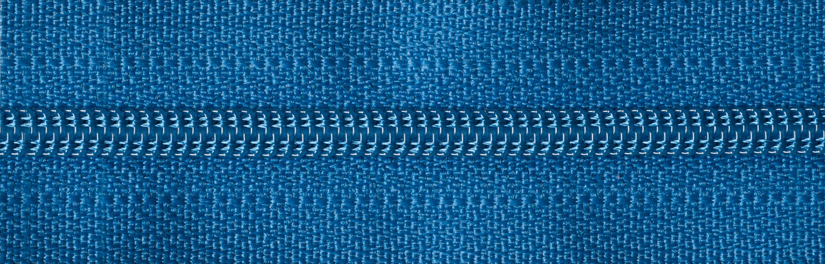 YKK saxe blue nylon dress zip, 51cm