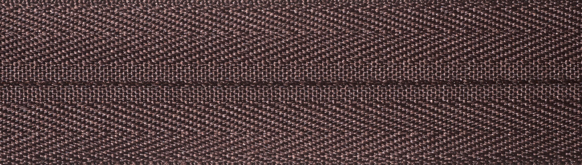 YKK 20cm concealed zip in brown
