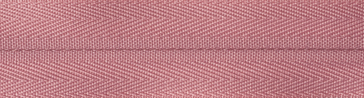Dusky Pink YKK concealed zip, 23cm