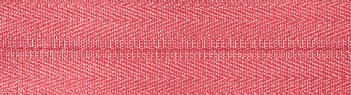 YKK 56cm concealed zip in coral pink