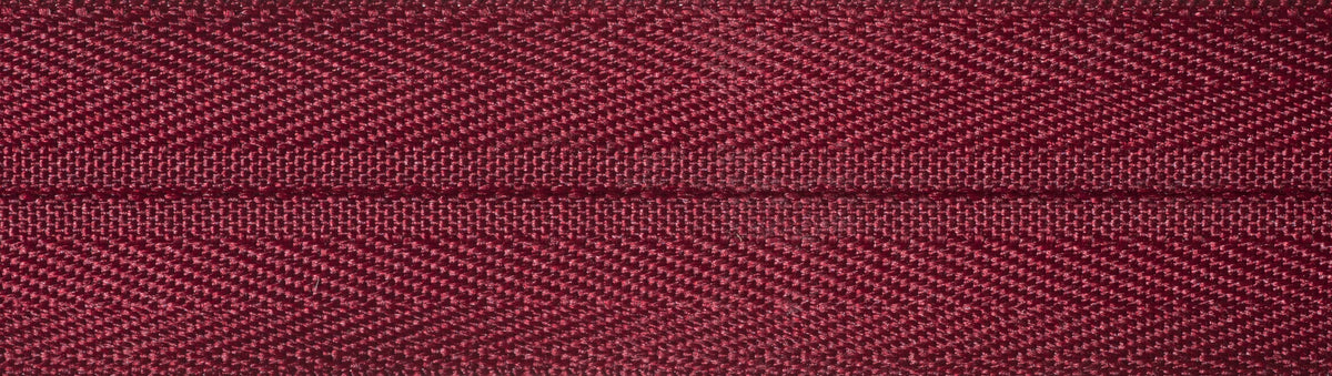 YKK 56cm concealed zip in dark wine