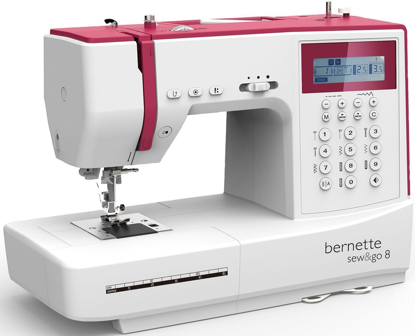bernette Sew and Go 8 * 24 hour offer * Heavy Duty - Singer Studio Exclusive Special Buy * + Free Extension Table - 200 stitch patterns with letters and numbers, Auto threader, Start/Stop with Speed Control SEWGO8