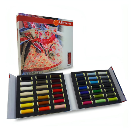 Gutermann Special Edition Sewing Thread Album Gift Set - Sew-All 42 threads x 100m (Assorted)