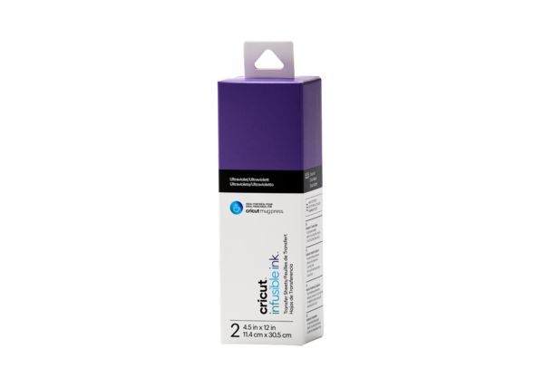 Cricut Infusible Ink Transfer Sheets - Ultraviolet 4.5x12 Inch (Pack of 2 Sheets)