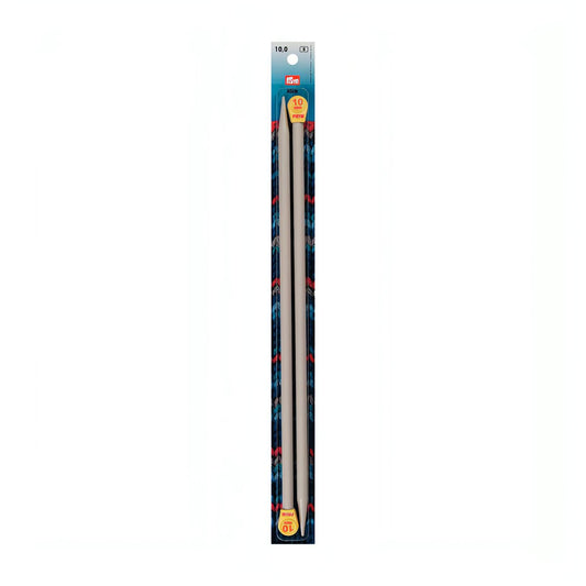 Prym Plastic Single-Pointed Knitting Pins - 2 x Grey 40cm (12.00mm)