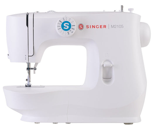 Singer M2105 Sewing Machine with FREE Thread Starter Set, 3 x Sewing Scissors and needle threader tool - Latest 2026 model year