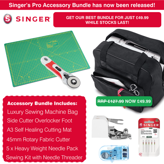 Singer Pro Gift Bundle - Save £78 - Exclusive to Singer Sewing Outlet