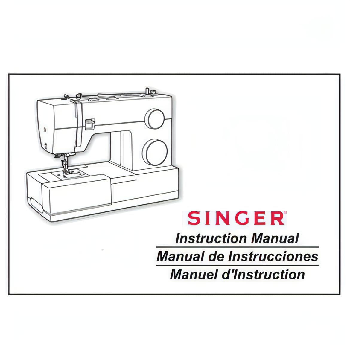Official Singer Sewing Machine Manual – Printed & Bound