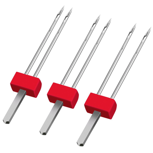 Singer Sewing Outlet Twin Needle 3-Pack, 2-4mm, Medium