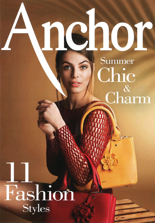 Cover of the Anchor Freccia Summer Chic & Charm crochet pattern magazine