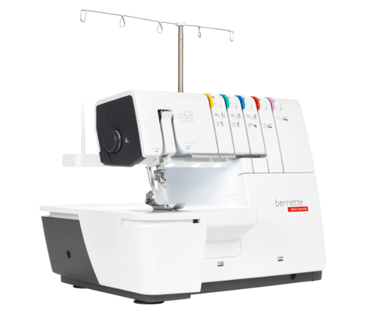 bernette by BERNINA Airlock b68 Pro Series Automatic Air Threading 5 thread Overlocker and Coverstitch combination machine