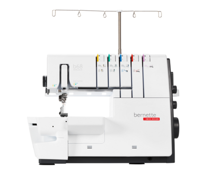 bernette by BERNINA Airlock b68 Pro Series Automatic Air Threading 5 thread Overlocker and Coverstitch combination machine
