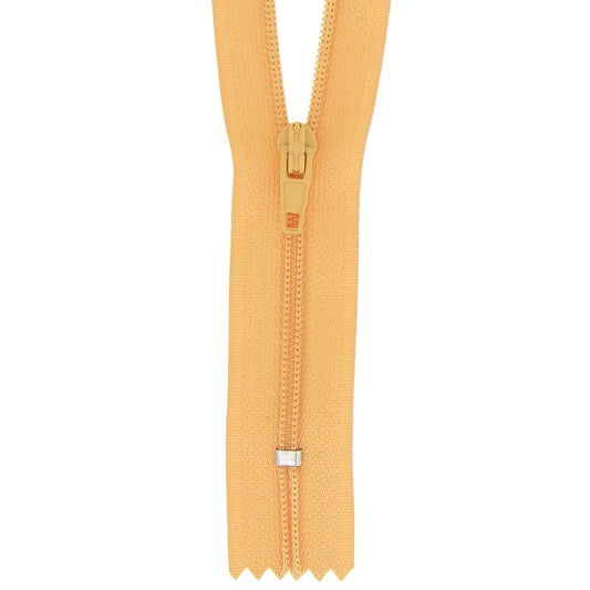 Tangerine 10cm Milward nylon zip with closed end