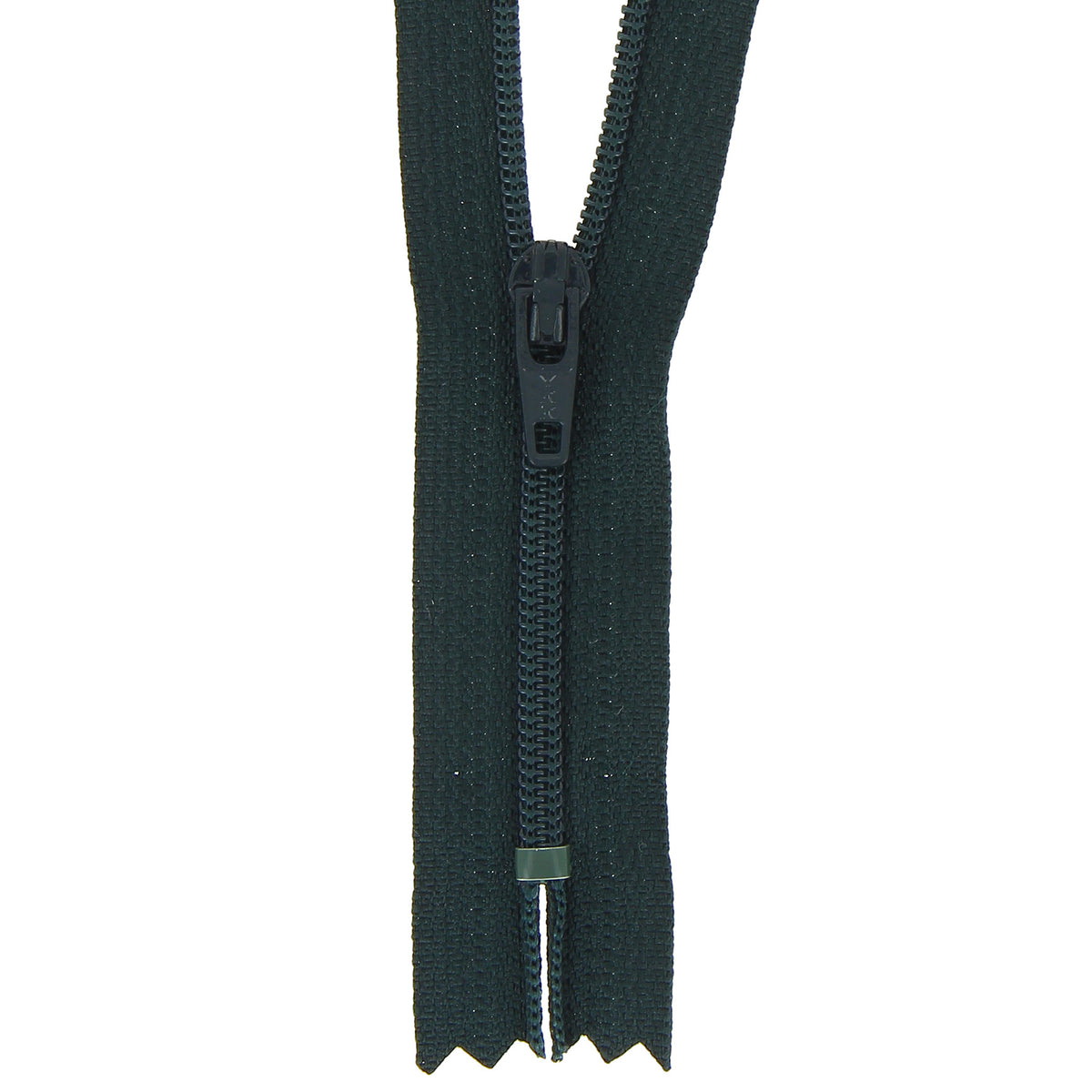 Forest 10cm Milward nylon zip with closed end
