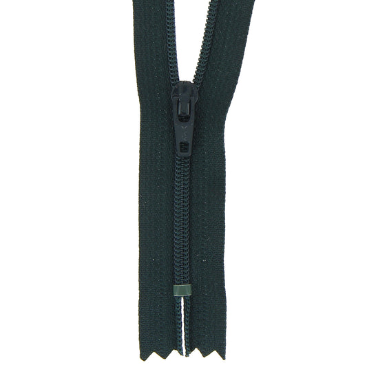 Forest 10cm Milward nylon zip with closed end