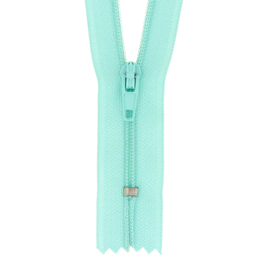Milward 10cm nylon dress zip in aqua