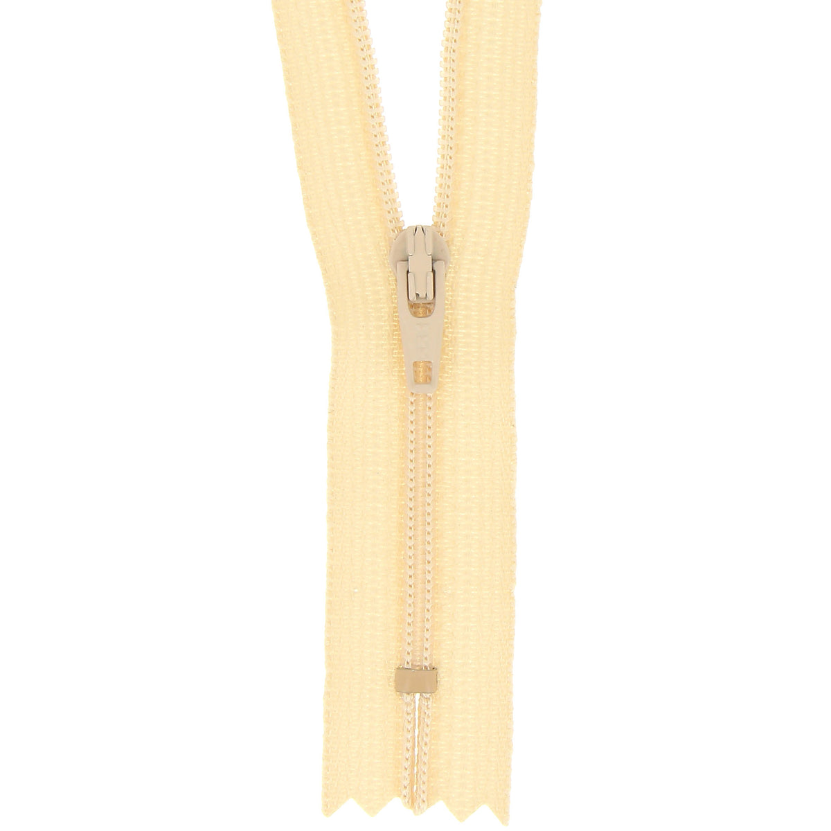 Milward 18cm biscuit nylon dress and skirt zip