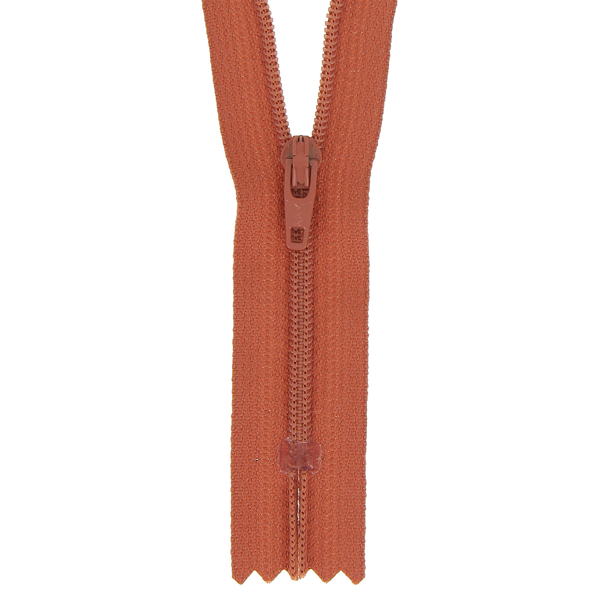 Rust Milward 20cm nylon dress and skirt zip