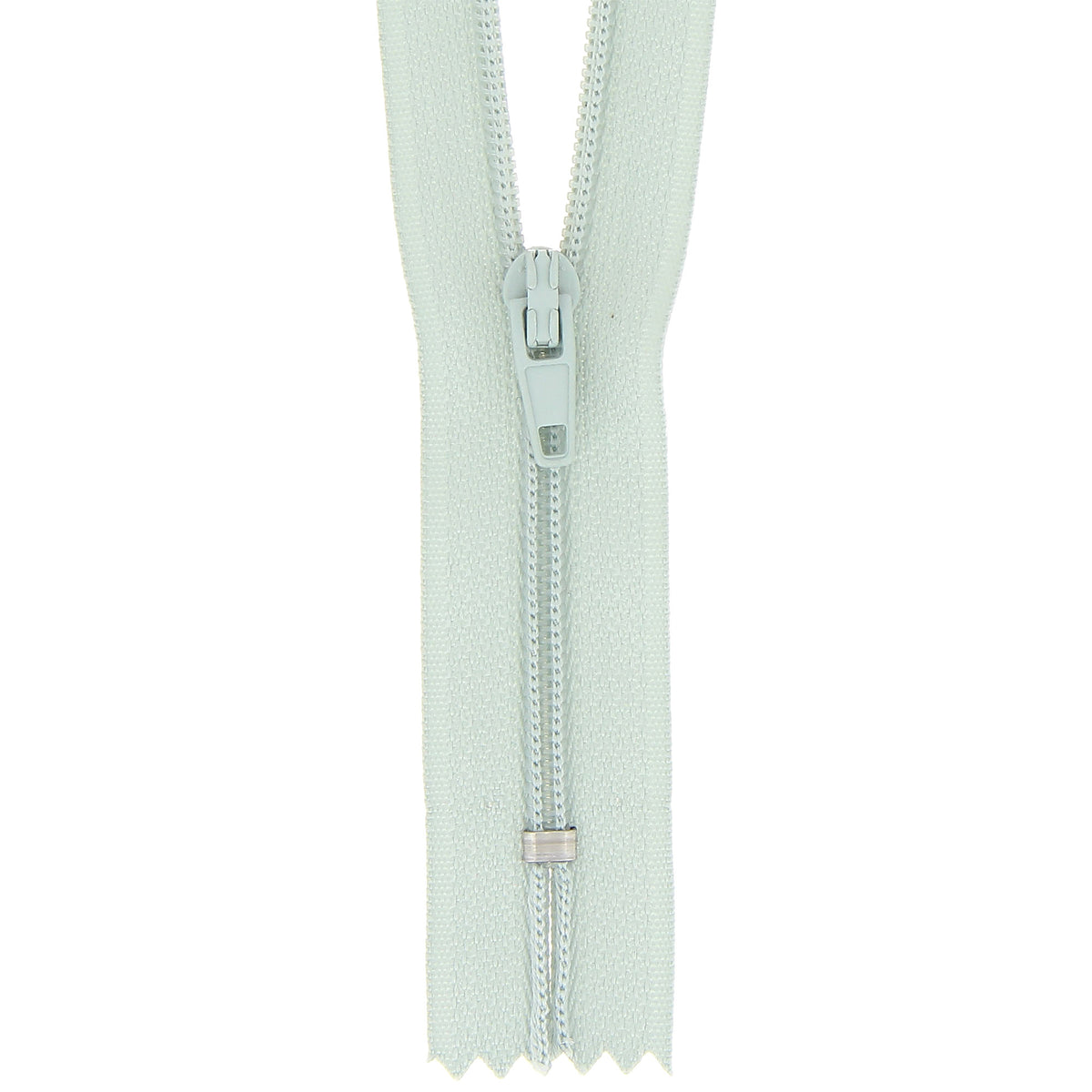 Milward 30cm silver nylon dress zip with tag
