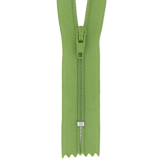 Milward sage nylon dress and skirt zip, 35cm