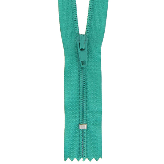 Milward jade nylon dress and skirt zip, 35cm