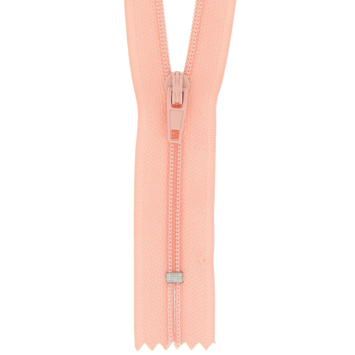 Milward 40cm mid pink closed-end nylon zip