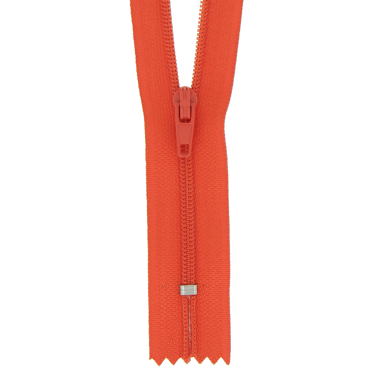 Milward 40cm coral closed-end nylon zip