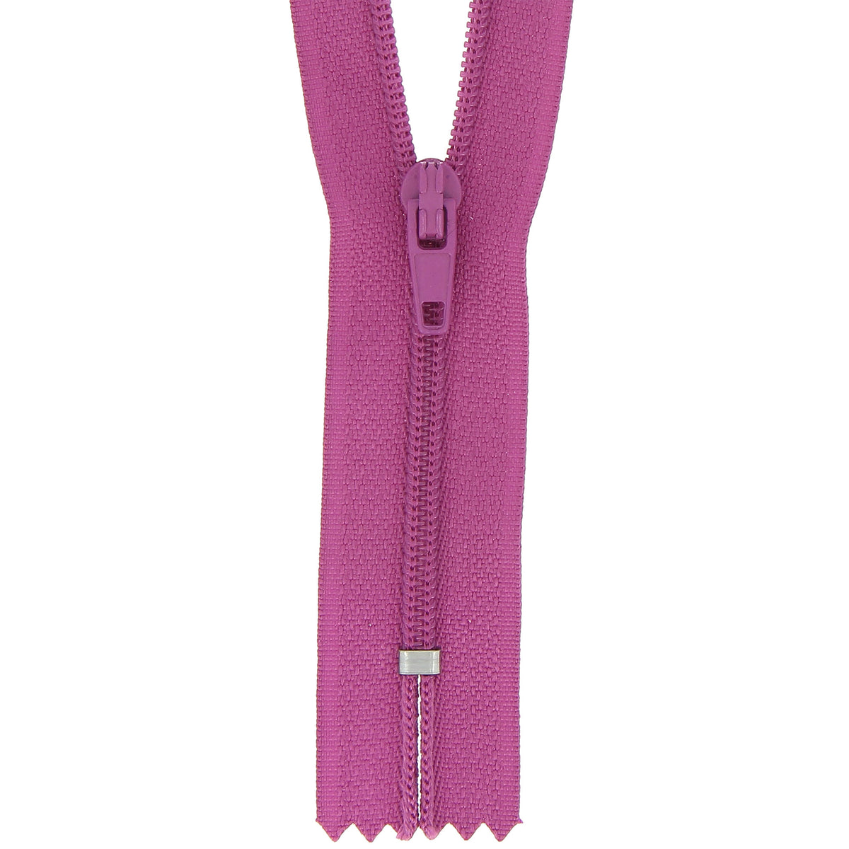 Milward 40cm cerise closed-end nylon zip
