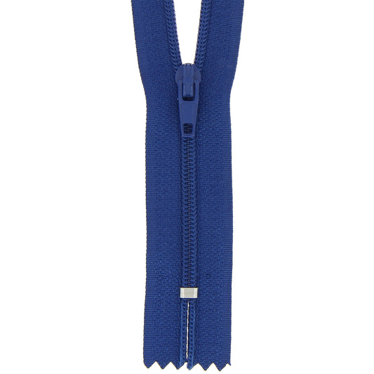 Milward 40cm mid royal blue closed-end nylon zip