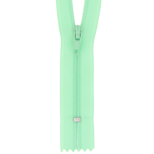 Milward 50cm closed-end nylon zip in mint