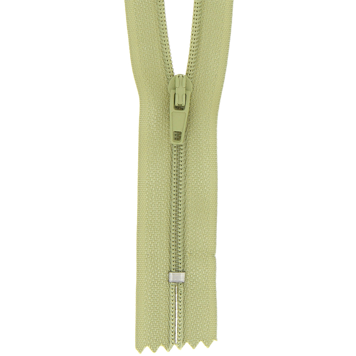 Milward 50cm closed-end nylon zip in willow