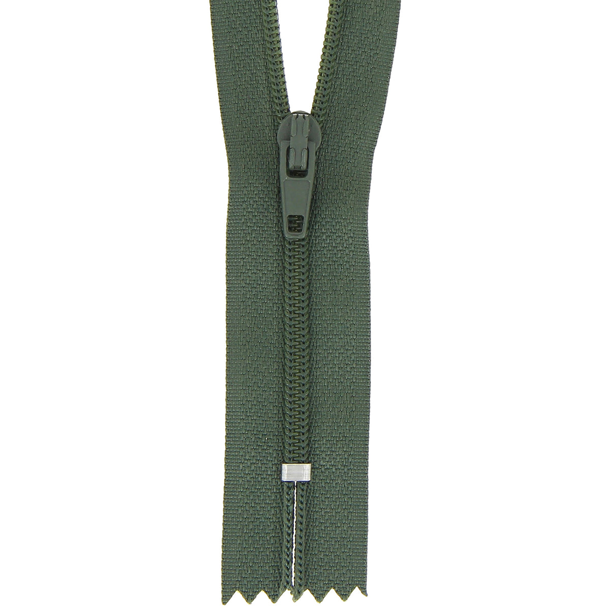 Milward 50cm closed-end nylon zip in spruce