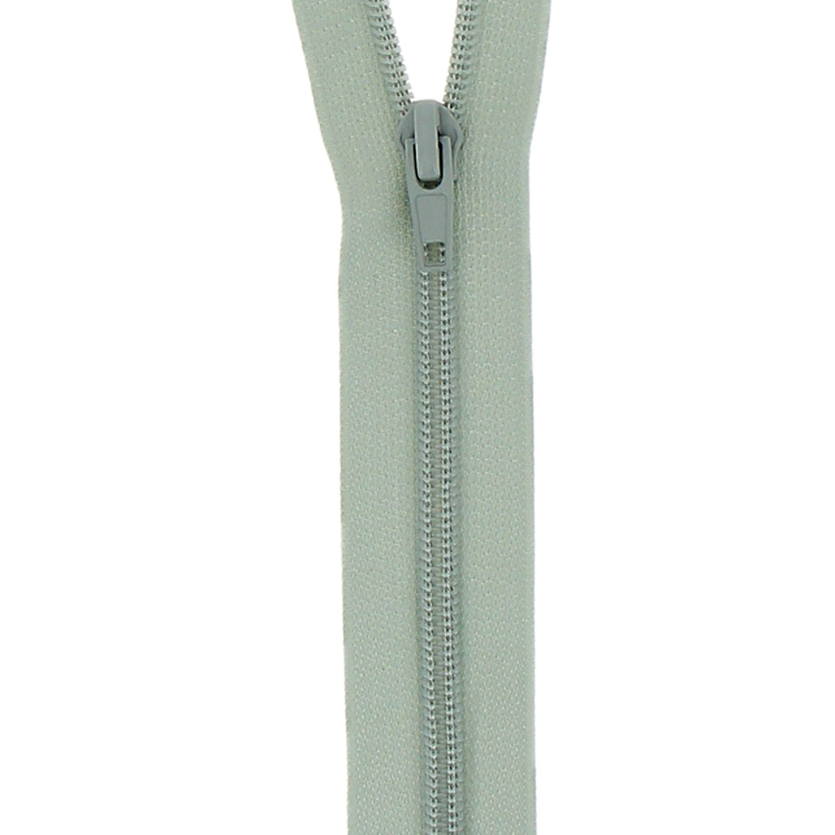 Milward mint green nylon open-end zip, 30cm